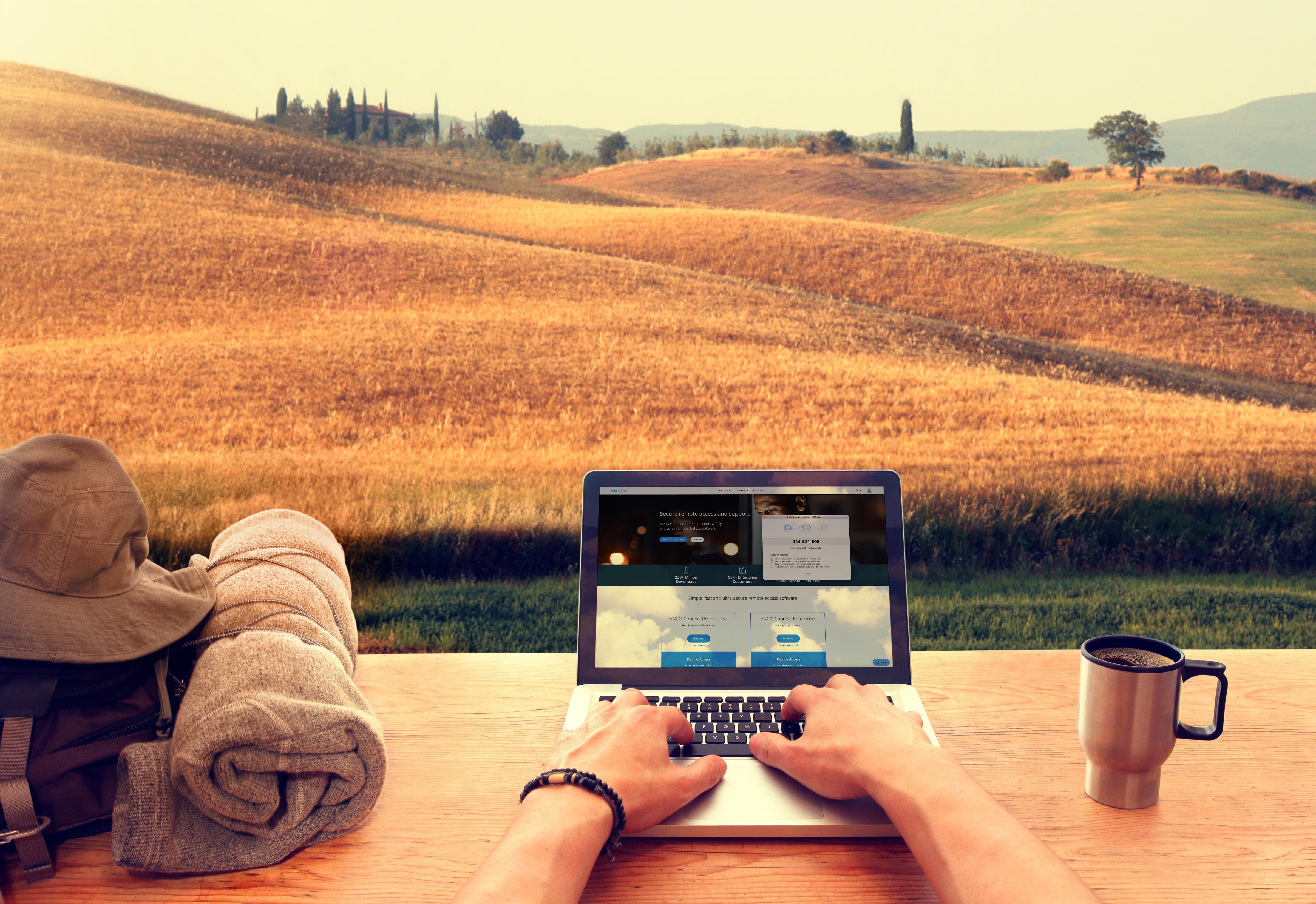 Travel journal - the story of a Real VNC digital nomad